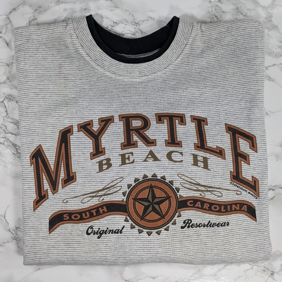 Vintage Myrtle Beach Crew Neck Sweatshirt Size Medium - Picture 1 of 7